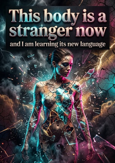 'Cover von This body is a stranger now'-Cover