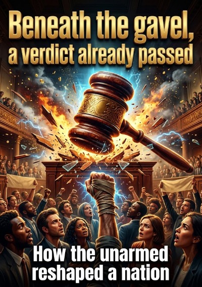 'Cover von Beneath the gavel, a verdict already passed'-Cover