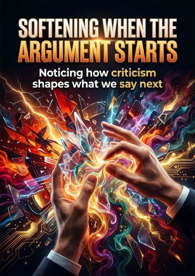 'Cover von Softening when the argument starts'-Cover