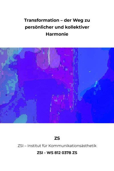 'Cover von Transformation – der Weg zu persönlicher und kollektiver Harmonie – ZSI – WS 812 0378 ZS'-Cover
