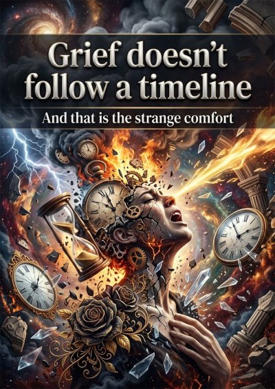 'Cover von Grief doesn’t follow a timeline'-Cover