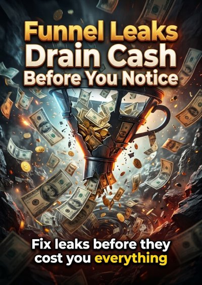 'Cover von Funnel Leaks Drain Cash Before You Notice'-Cover