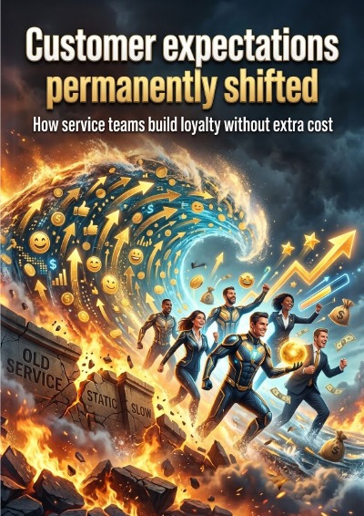 'Cover von Customer expectations permanently shifted'-Cover