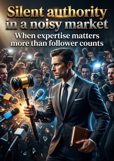 'Cover von Silent authority in a noisy market'-Cover