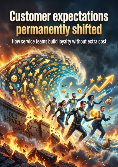 'Cover von Customer expectations permanently shifted'-Cover