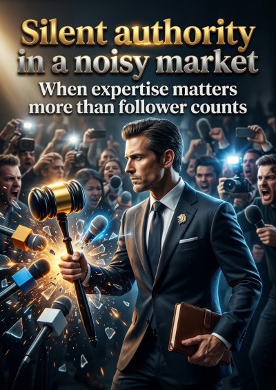 'Cover von Silent authority in a noisy market'-Cover