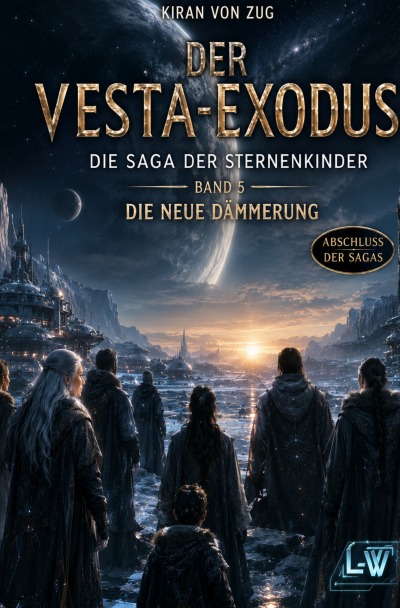 'Cover von Der Vesta-Exodus – Die Saga der Sternenkinder – Band 5 – Die neue Dämmerung'-Cover