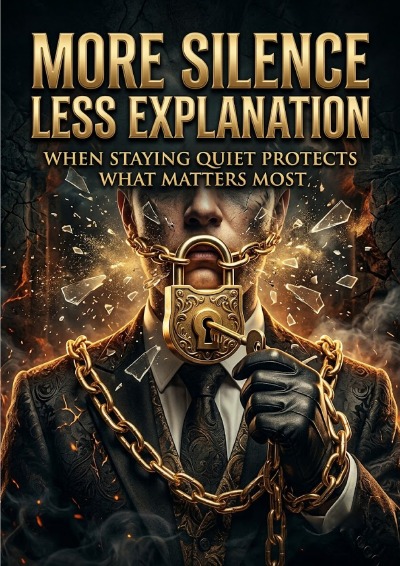'Cover von More silence less explanation'-Cover