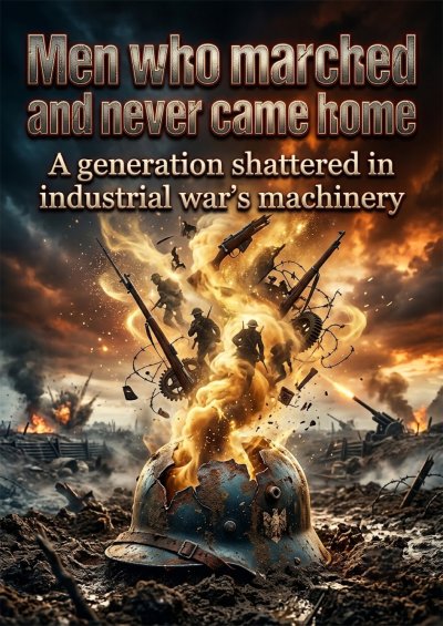 'Cover von Men who marched and never came home'-Cover