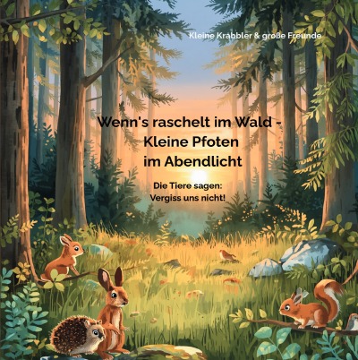 'Cover von Wenn’s raschelt im Wald –  Kleine Pfoten  im Abendlicht'-Cover
