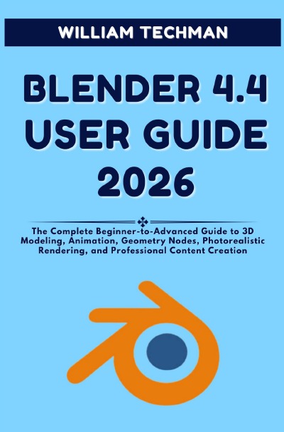 'Cover von Blender 4.4 User Guide 2026'-Cover