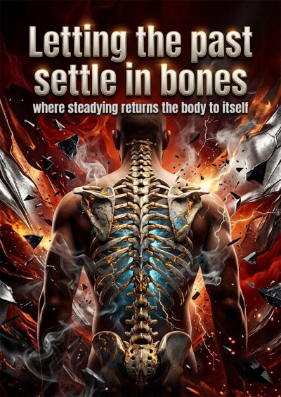 'Cover von Letting the past settle in bones'-Cover