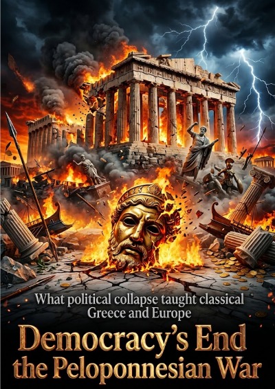 'Cover von Democracy’s End in the Peloponnesian War'-Cover