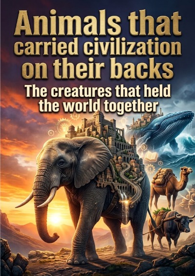 'Cover von Animals that carried civilization on their backs'-Cover