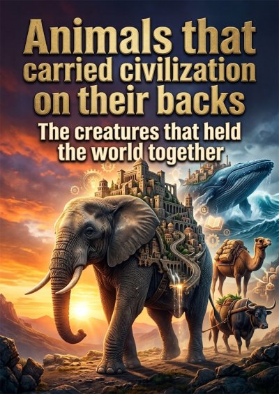 'Cover von Animals that carried civilization on their backs'-Cover