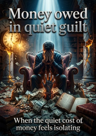 'Cover von Money owed in quiet guilt'-Cover