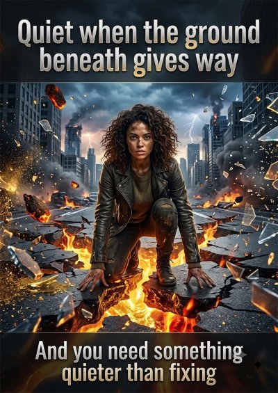 'Cover von Quiet when the ground beneath gives way'-Cover