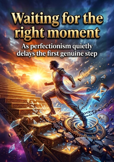 'Cover von Waiting for the right moment'-Cover