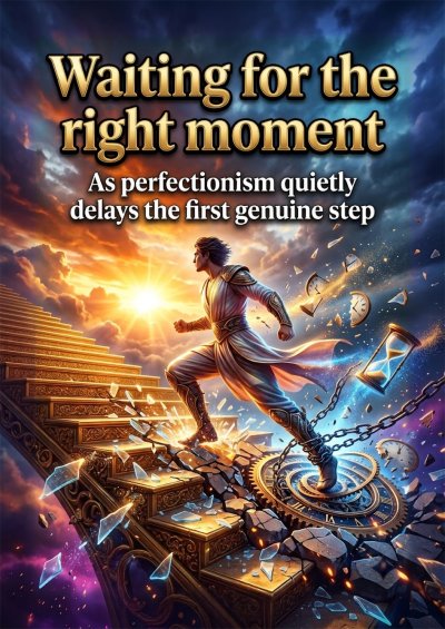 'Cover von Waiting for the right moment'-Cover