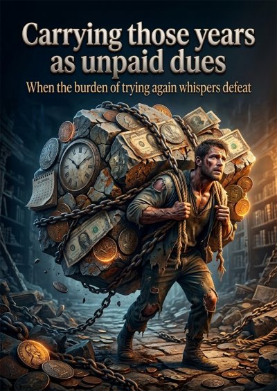 'Cover von Carrying those years as unpaid dues'-Cover