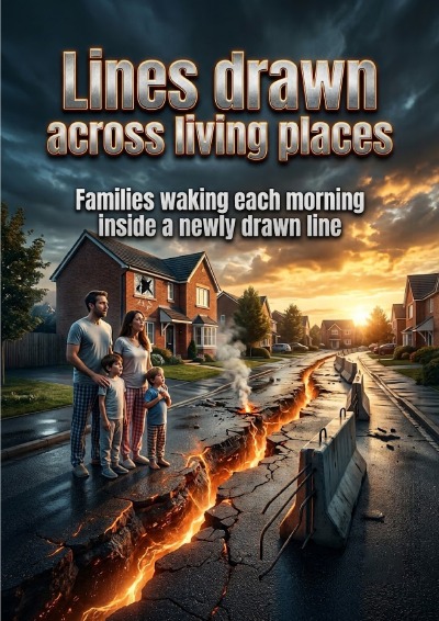 'Cover von Lines drawn across living places'-Cover