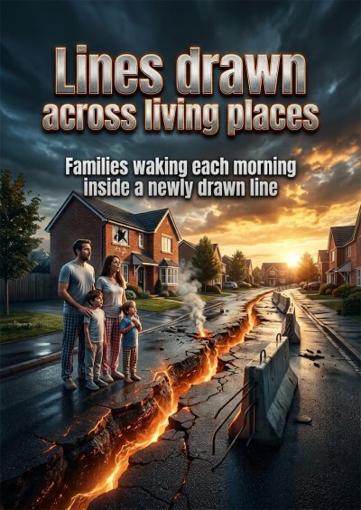 'Cover von Lines drawn across living places'-Cover