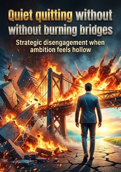 'Cover von Quiet quitting without burning bridges'-Cover