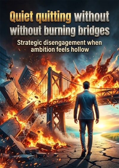 'Cover von Quiet quitting without burning bridges'-Cover