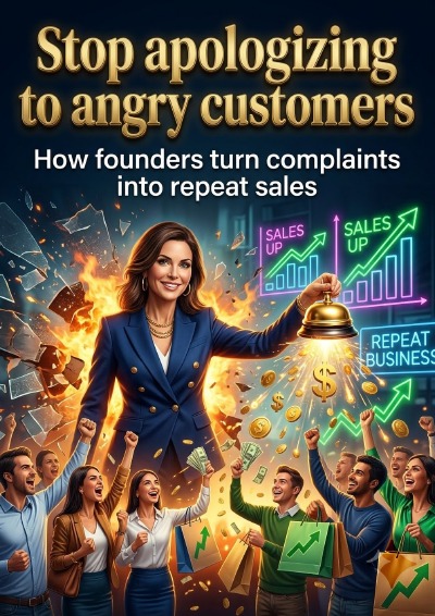 'Cover von Stop apologizing to angry customers'-Cover