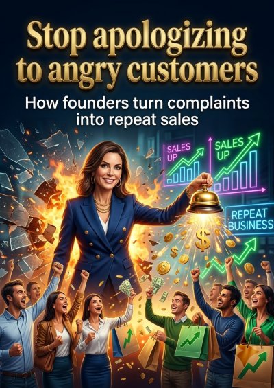 'Cover von Stop apologizing to angry customers'-Cover