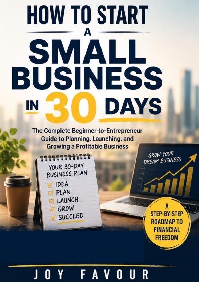 'Cover von How to Start a Small Business in 30 Days'-Cover