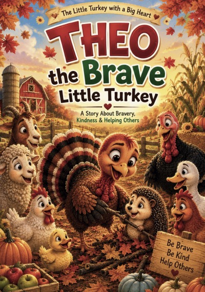 'Cover von Theo and the funny Side of Thanksgiving'-Cover