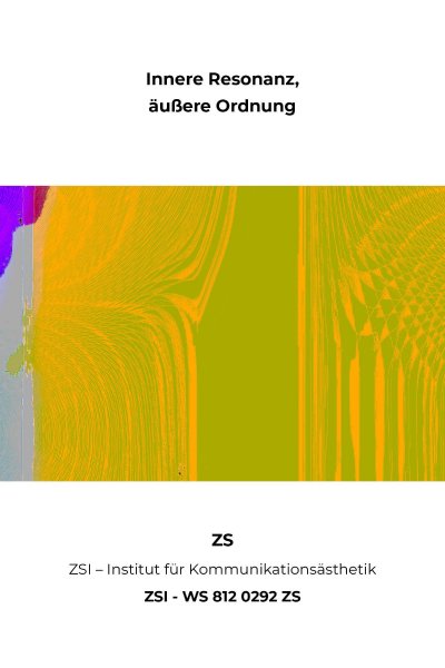 'Cover von Innere Resonanz, äußere Ordnung – ZSI – WS 812 0292 ZS'-Cover