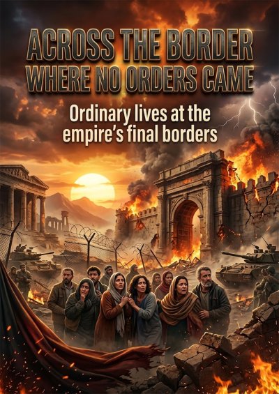 'Cover von Across the border where no orders came'-Cover