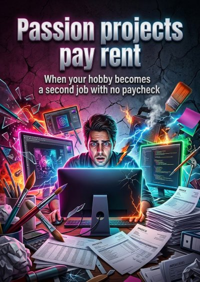 'Cover von Passion projects pay rent'-Cover