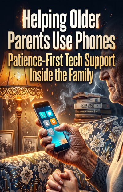 'Cover von Helping Older Parents Use Phones'-Cover