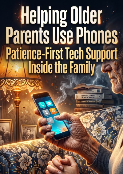 'Cover von Helping Older Parents Use Phones'-Cover