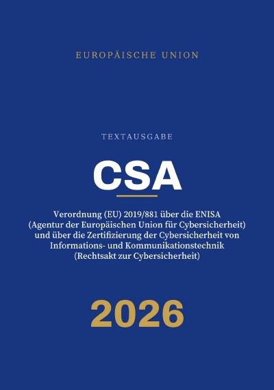 'Cover von CSA – Rechtsakt zur Cybersicherheit'-Cover