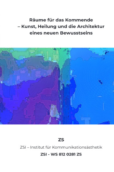 'Cover von Räume für das Kommende – Kunst, Heilung und die Architektur eines neuen Bewusstseins – ZSI – WS 812 0281 ZS'-Cover