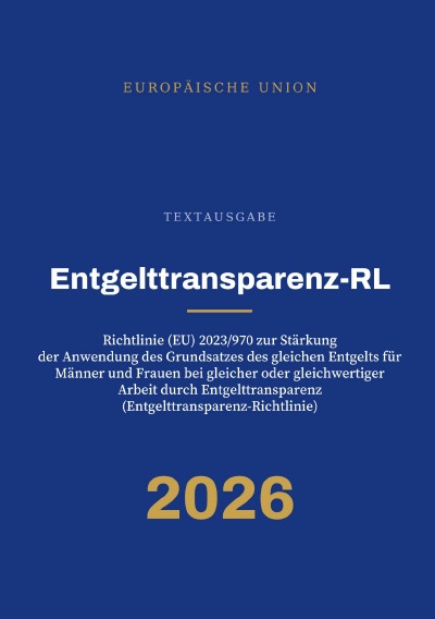 'Cover von Entgelttransparenz-RL – Entgelttransparenz-Richtlinie'-Cover
