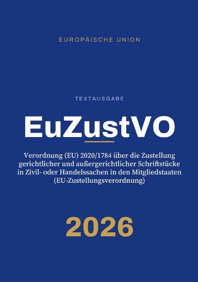 'Cover von EuZustVO – EU-Zustellungsverordnung'-Cover