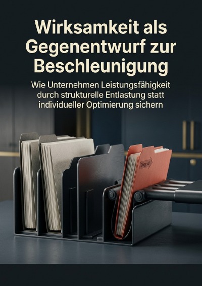 'Cover von Wirksamkeit als Gegenentwurf zur Beschleunigung'-Cover