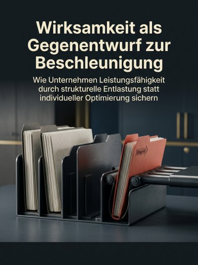 'Cover von Wirksamkeit als Gegenentwurf zur Beschleunigung'-Cover