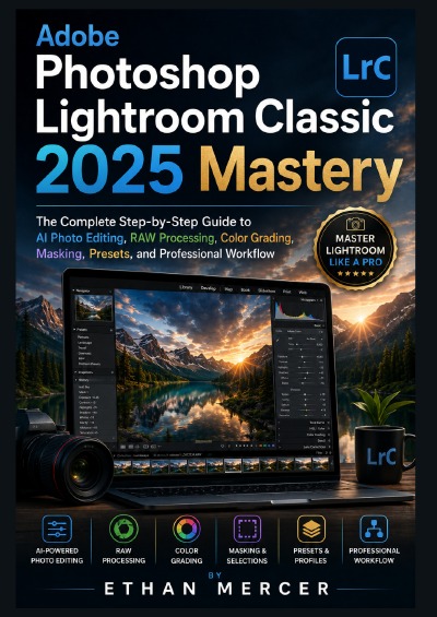 'Cover von Adobe Photoshop Lightroom Classic 2025 Mastery'-Cover
