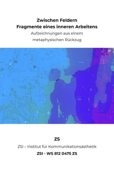 'Cover von Zwischen Feldern – Fragmente eines inneren Arbeitens – ZSI – WS 812 0475 ZS'-Cover