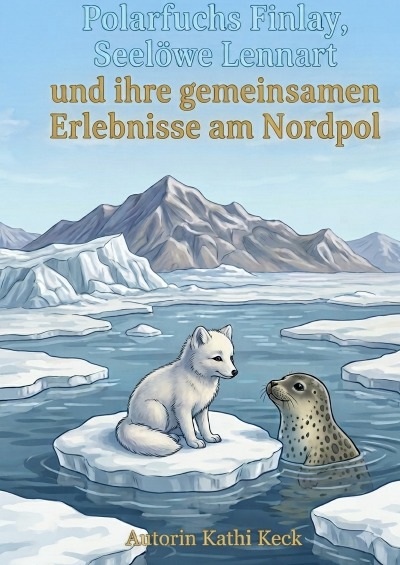 'Cover von Polarfuchs Finlay, Seelöwe Lennart und ihre gemeinsamen Erlebnisse am Nordpol'-Cover