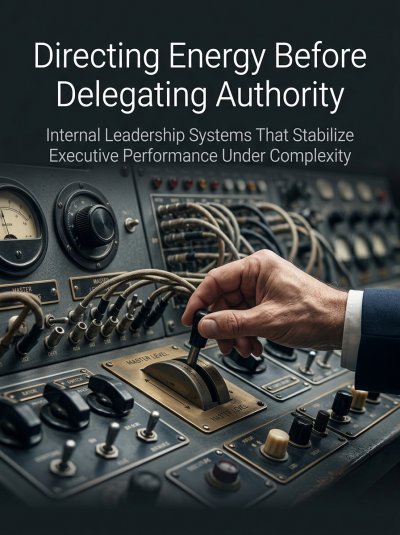 'Cover von Directing Energy Before Delegating Authority'-Cover