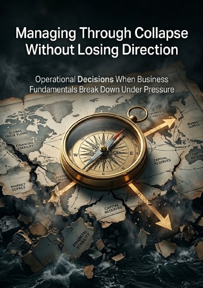 'Cover von Managing Through Collapse Without Losing Direction'-Cover