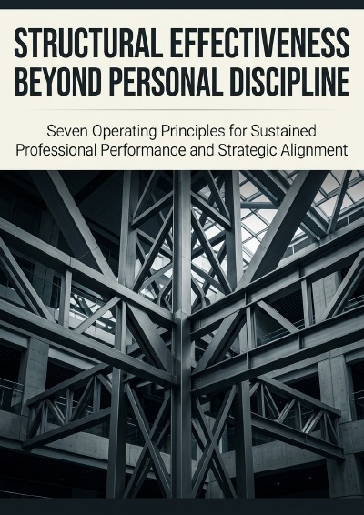 'Cover von Structural Effectiveness Beyond Personal Discipline'-Cover