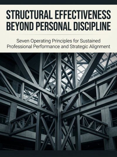 'Cover von Structural Effectiveness Beyond Personal Discipline'-Cover